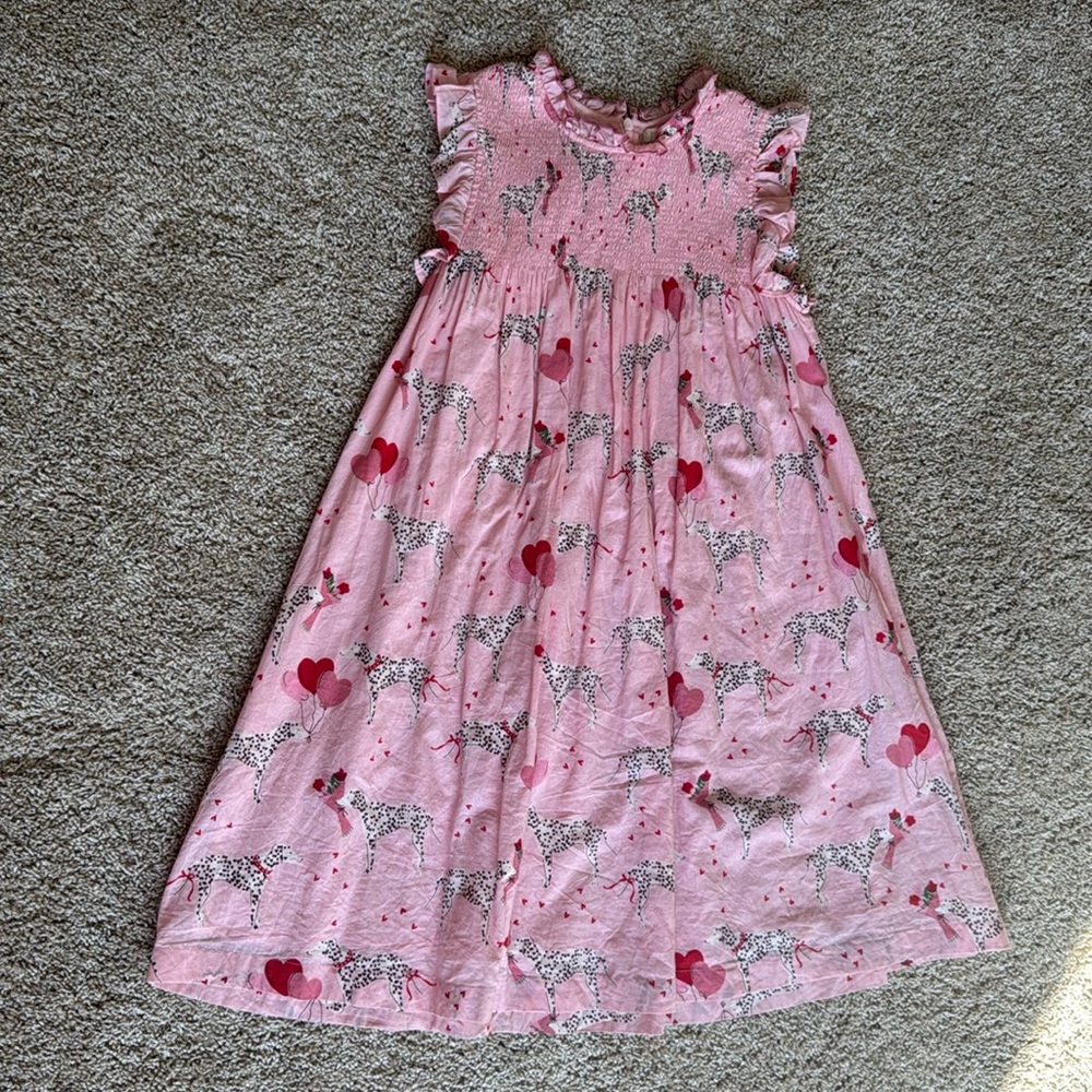 Pink chicken valentines dress
